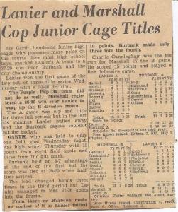 Lanier & Marshall City Champions0000