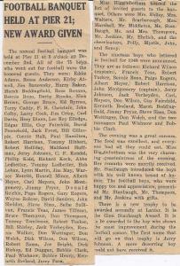 Banquet, John Montgomery All-City, All Southwest Team1