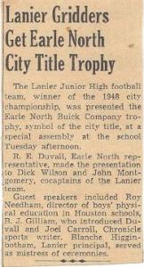 Banquet, John Montgomery All-City, All Southwest Team2