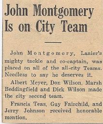 Banquet, John Montgomery All-City, All Southwest Team3