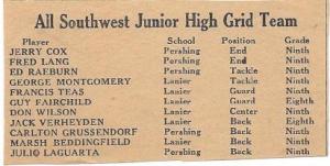 Banquet, John Montgomery All-City, All Southwest Team4