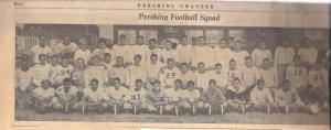 Pershing Football Squad 1948 First Team on top row